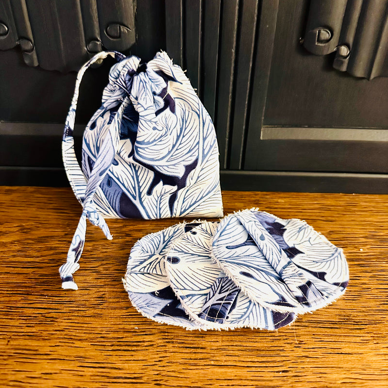 INSTRUCTIONS: Reusable Make Up Wipes in a Drawstring Bag: PRINTED VERSION