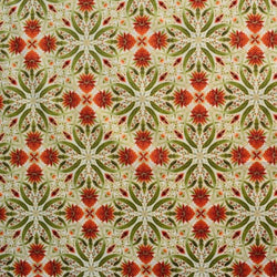 Leesa Chandler | Melba 'Tile' 0002 8 Cream Orange Gold: by the 1/2m