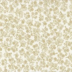 Leesa Chandler | Melba 'Small Floral' 0003 11 Cream Gold: by the 1/2m