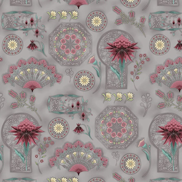Leesa Chandler | Melba 'Project Panel' Grey/Pink 0004 5: by the 60cm increment
