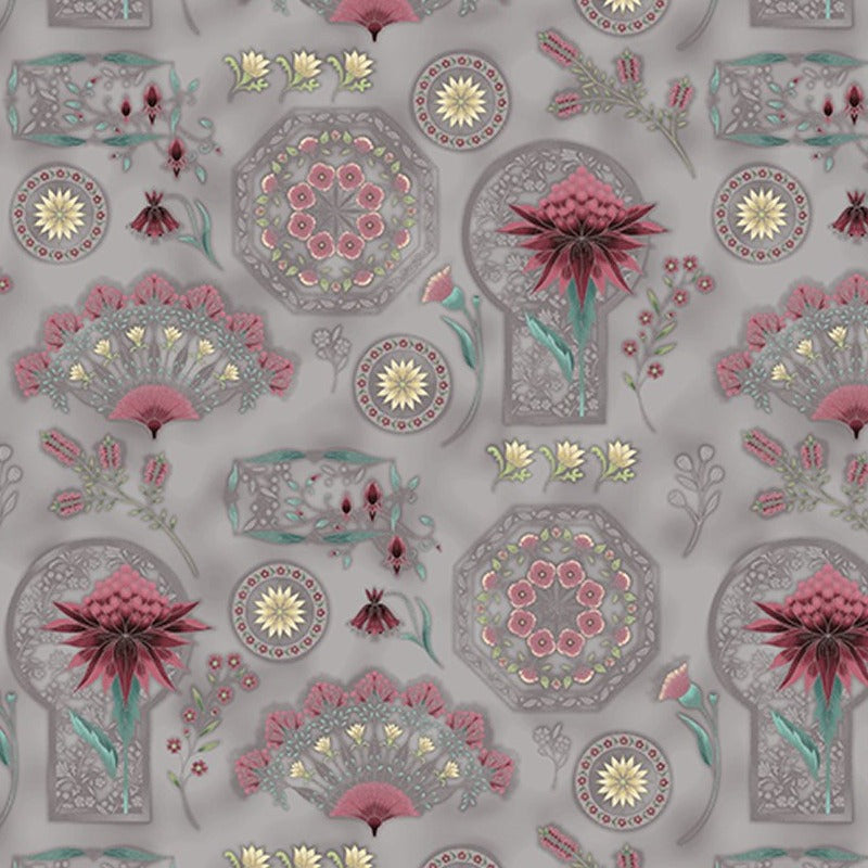 Leesa Chandler | Melba 'Project Panel' Grey/Pink 0004 5: by the 60cm increment