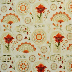 Leesa Chandler | Melba 'Project Panel' Cream/Orange 0004 8: 60cm Increment