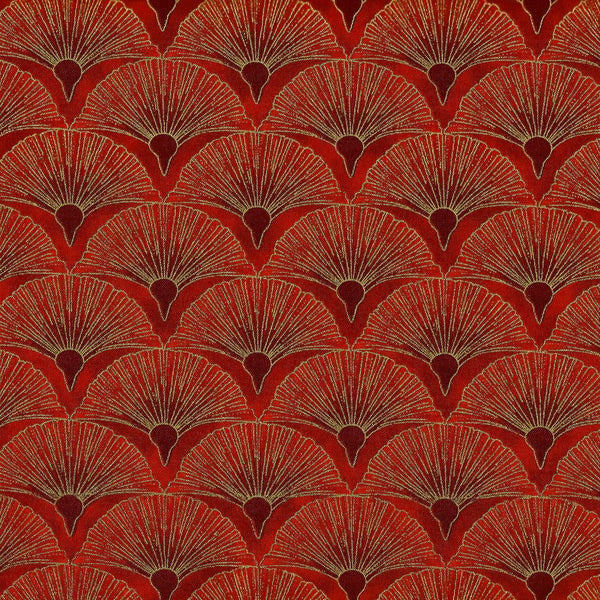 Leesa Chandler | Melba 'Fan' Bright Red 0005 2: by the 1/2m