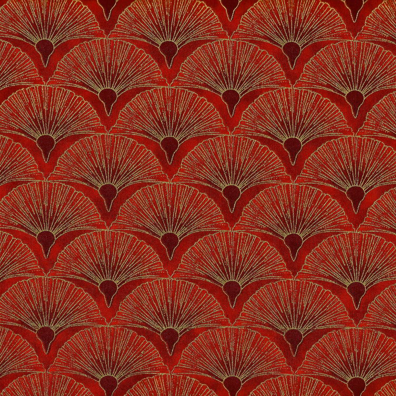 Leesa Chandler | Melba 'Fan' Bright Red 0005 2: by the 1/2m