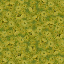 Leesa Chandler| Under The Australian Sun 'Flowering Gum' Green 0012 15: by the 1/2m