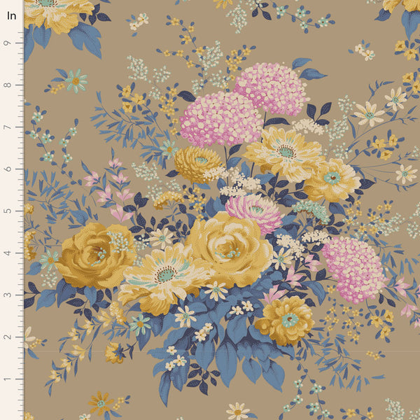 Tilda | Chic Escape Collection: 100447 'Wildgarden' Sand: by the 1/2m