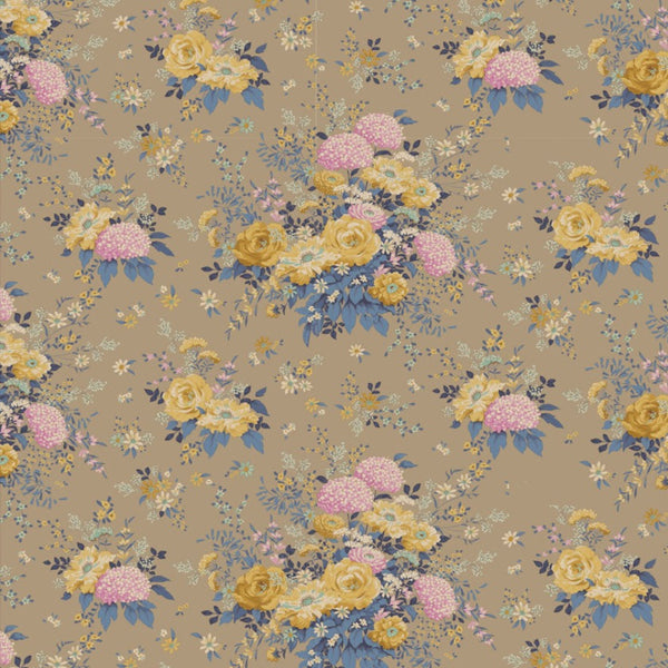 Tilda | Chic Escape Collection: 100447 'Wildgarden' Sand: by the 1/2m