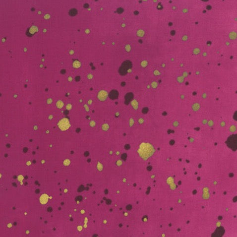 V & Co for Moda | Ombre Galaxy Metallic: 10873-201M Magenta: by the 1/2m