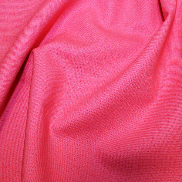 100% Cotton Plain: #108 Azalea Pink: Cut to Order by the 1/2m