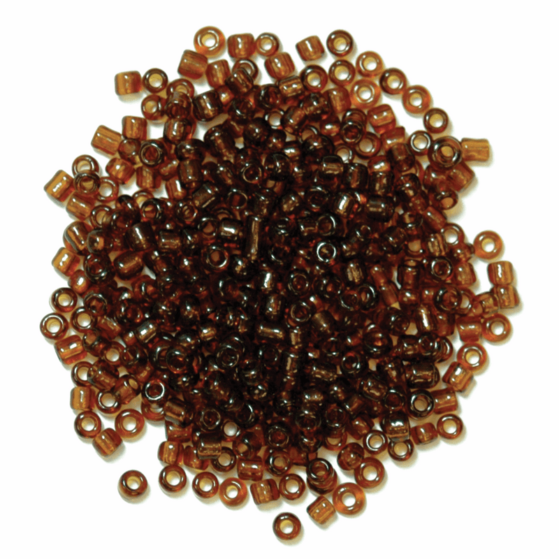 TOY MAKING: Glass Seed Beads for House of Zandra Toys: 2mm: Bronze: 8 Grams
