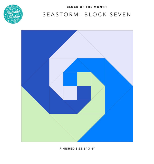 Seastorm Block of the Month - Block Seven Instructions
