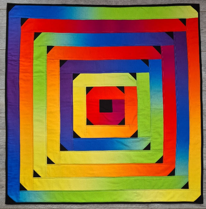 INSTRUCTIONS: Sarah Payne 'Giant Log Cabin' Quilt Pattern: PRINTED VERSION