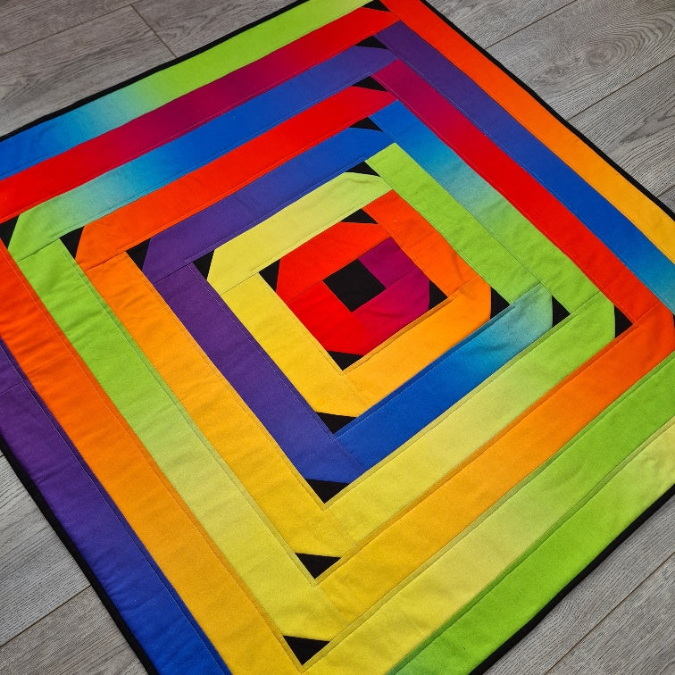 INSTRUCTIONS: Sarah Payne 'Giant Log Cabin' Quilt Pattern: PRINTED VERSION
