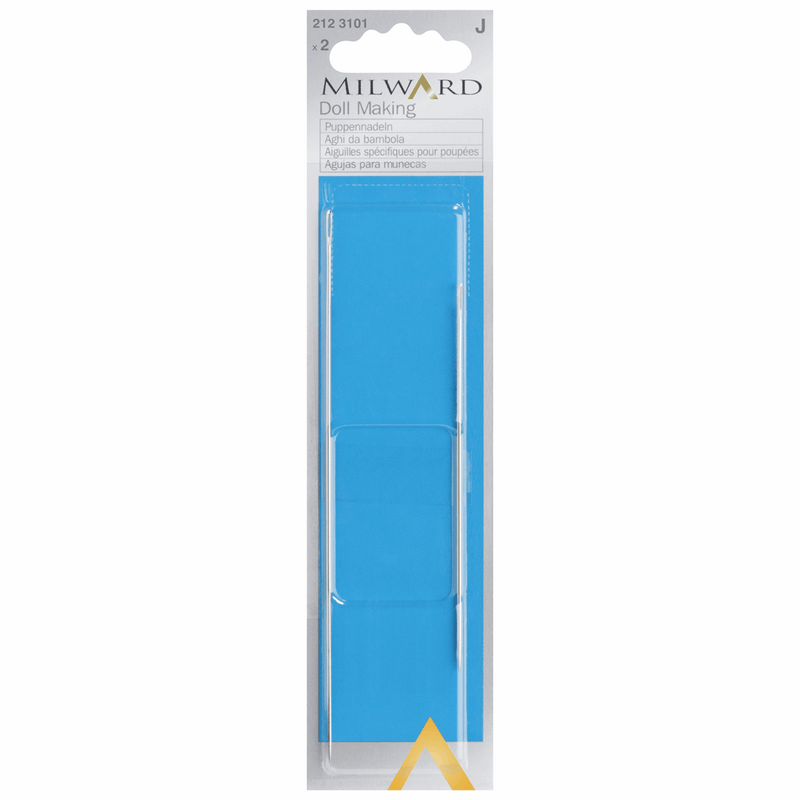 MILWARD: Hand Sewing Needles: Doll Making: 2 Pieces