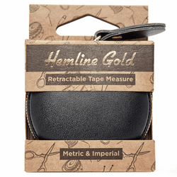 Hemline Gold: Retractable Tape Measure: 150cm/60"