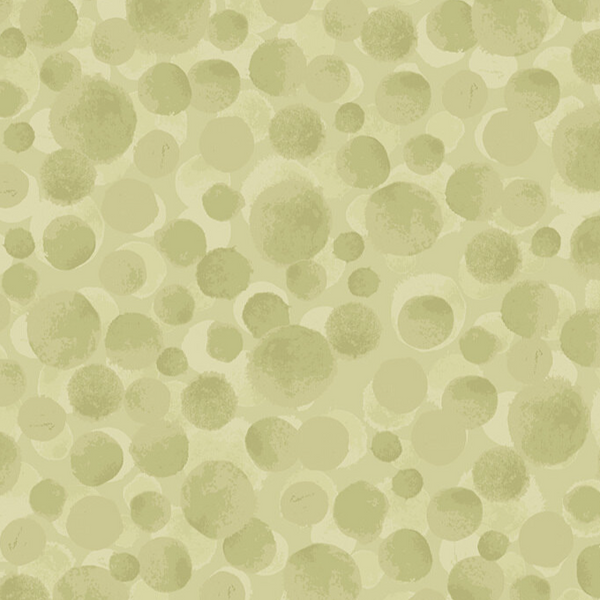 Lewis & Irene: 'Bumbleberries' in Gentle Green BB268: Cut To Order: By the 1/2m