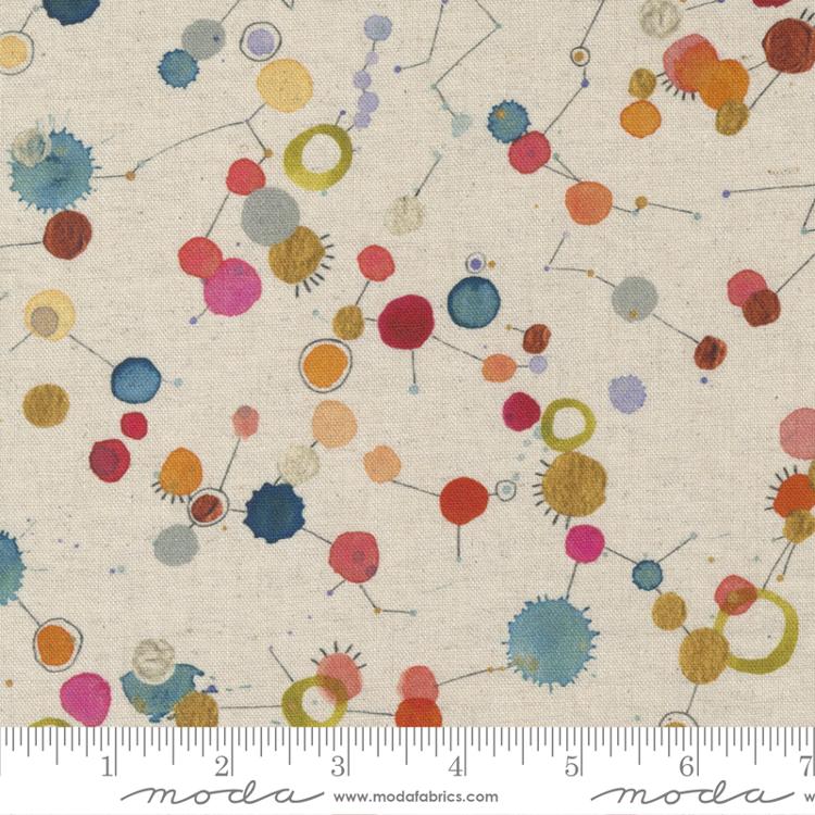 Create Joy Project for Moda | Chickadee 'Early Bound Splatter Mochi Linen' Natural 39733 11L: by the 1/2m