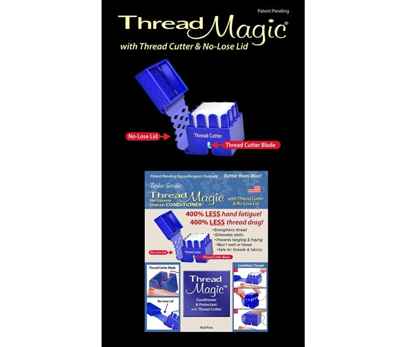 Taylor Seville: Thread Magic Square with Thread Cutter and No-Lose Lid