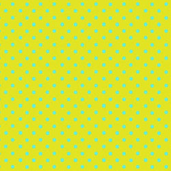 BOLT END SALE: Makower | 'Spot On' 830 GT Turquoise on Lime: Approx 1.7m