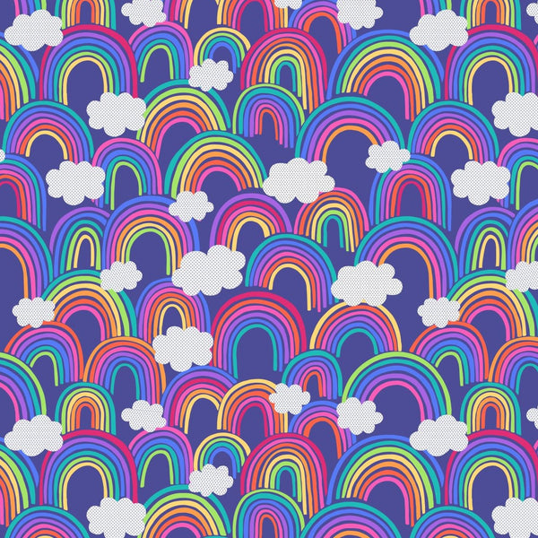 Lewis & Irene | Over The Rainbow 'All Over Rainbows' on Blue A441.3: by the 1/2m