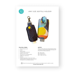 INSTRUCTIONS: Bottle Holder (Any Size): PRINTED VERSION