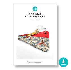 INSTRUCTIONS: Any Size Scissor Case: DIGITAL DOWNLOAD