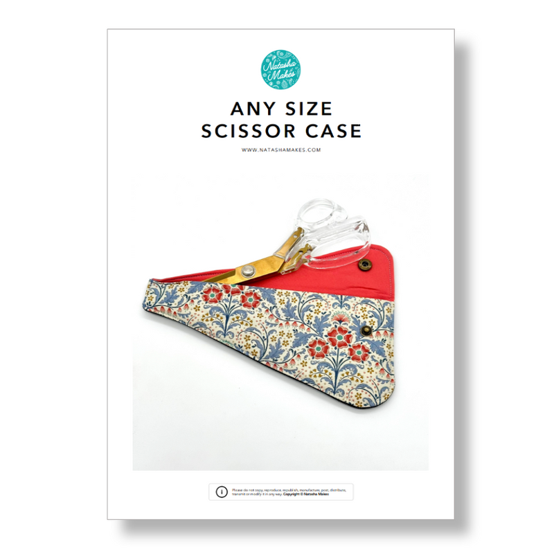 INSTRUCTIONS: Any Size Scissor Case: PRINTED VERSION