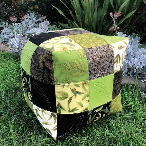 INSTRUCTIONS: Leesa Chandler Pattern: "Aussie Ottoman": PRINTED VERSION (Pre-Packed)