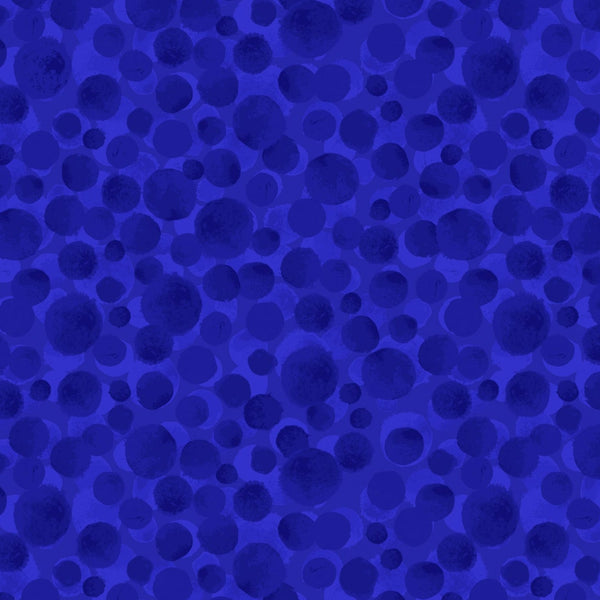 Lewis & Irene: 'Bumbleberries' in Brilliant Blue BB263: Cut To Order: By the 1/2m