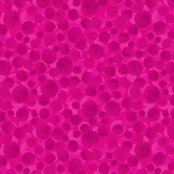 Lewis & Irene: 'Bumbleberries' in Hibiscus Pink BB297: by the 1/2m