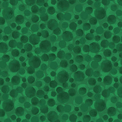 Lewis & Irene: 'Bumbleberries' in Christmas Green BB300: Cut To Order: By the 1/2m