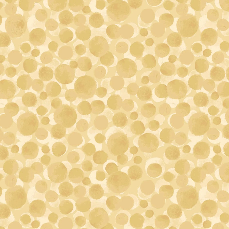 Lewis & Irene | AW22 'Bumbleberries' Soft Yellow BB304: by the 1/2m