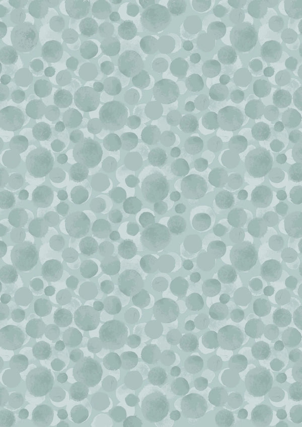 Lewis & Irene | 'Bumbleberries Basics' Light Blue BB307: by the 1/2m