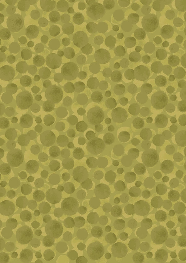 Lewis & Irene | AW22 'Bumbleberries' Olive BB313: by the 1/2m