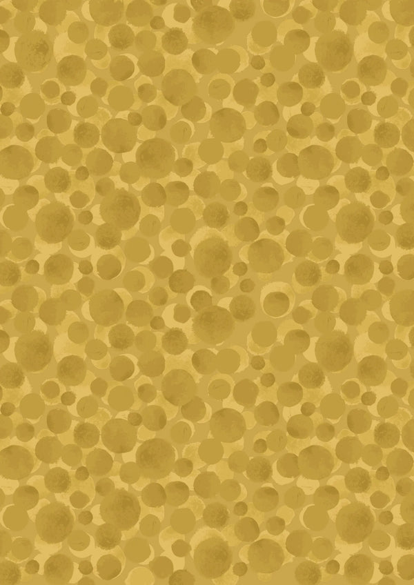 Lewis & Irene | AW22 'Bumbleberries' Mustard BB316: by the 1/2m