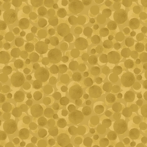 Lewis & Irene | AW22 'Bumbleberries' Mustard BB316: by the 1/2m