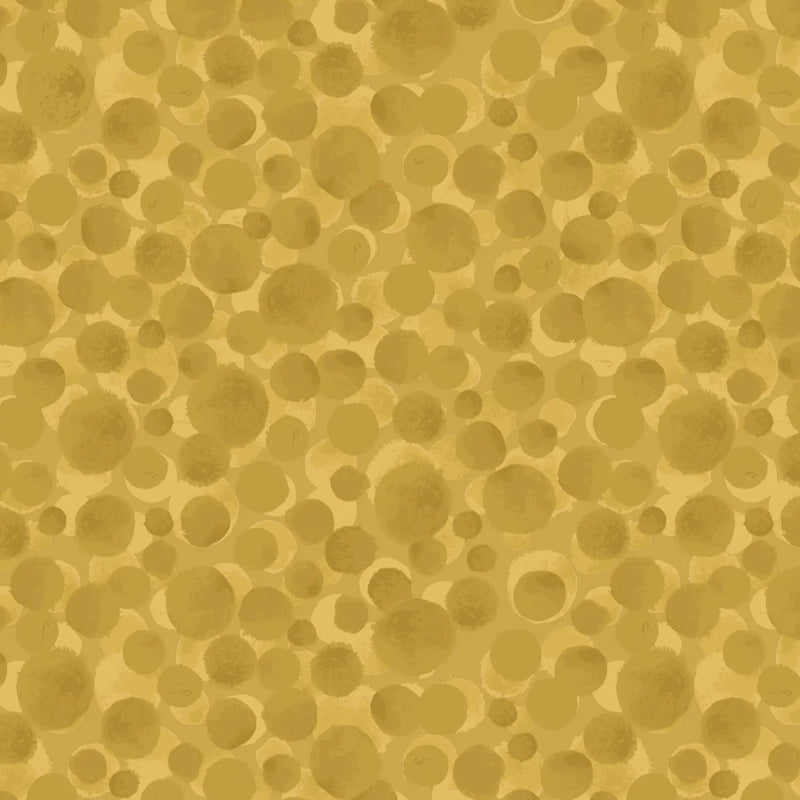 Lewis & Irene | AW22 'Bumbleberries' Mustard BB316: by the 1/2m