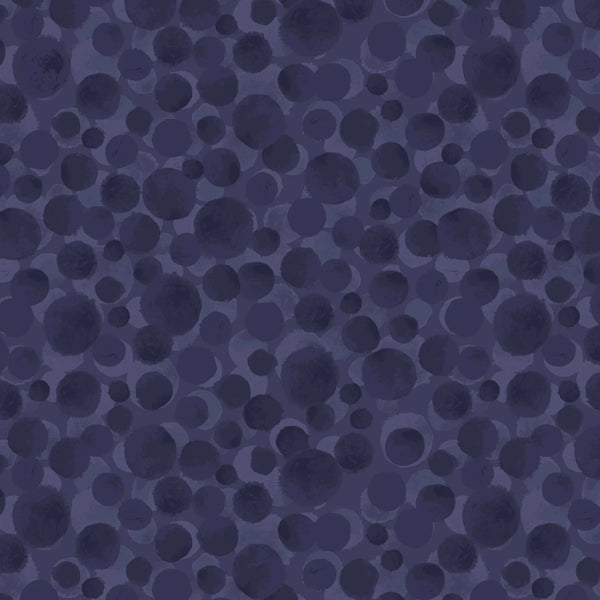 Lewis & Irene | AW22 'Bumbleberries' Dark Blue BB325: by the 1/2m