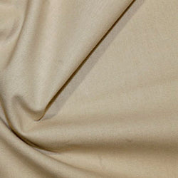 100% Cotton Plain: #7 Beige: by the 1/2m