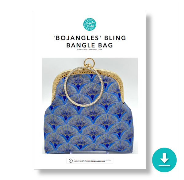 INSTRUCTIONS: Bojangles Bling Bangle Bag: DIGITAL DOWNLOAD
