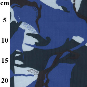 Ripstop Fabric: 150cm wide: 'Urban' Blue Camouflage: by the METRE