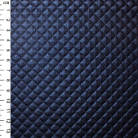 Quilted PU: Navy Blue: by the 1/2m