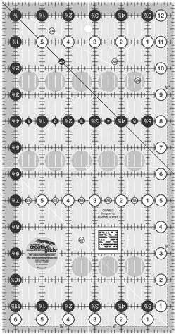 CGR612 Creative Grids Non slip 6.5 Inch x 12.5 Inch Ruler Accessory | Natasha Makes