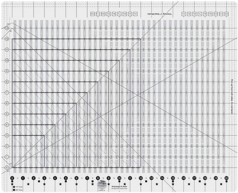 Creative Grids Non-Slip Stripology XL Ruler - CGRGE1XL Accessory | Natasha Makes