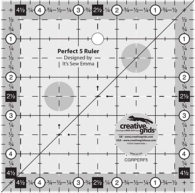NEW: Non slip Creative Grids Perfect 5 Ruler - CGRPERF5 Accessory | Natasha Makes