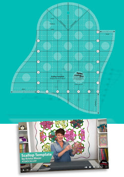 Creative Grids: CGRSCALLOP Scallop Template by Krista Moser