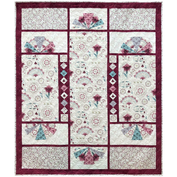 INSTRUCTIONS: Leesa Chandler 'Carlton Gardens' Quilt Pattern: DIGITAL DOWNLOAD