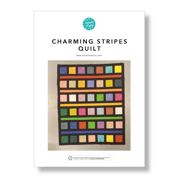 INSTRUCTIONS: Charming Stripes Quilt: PRINTED VERSION