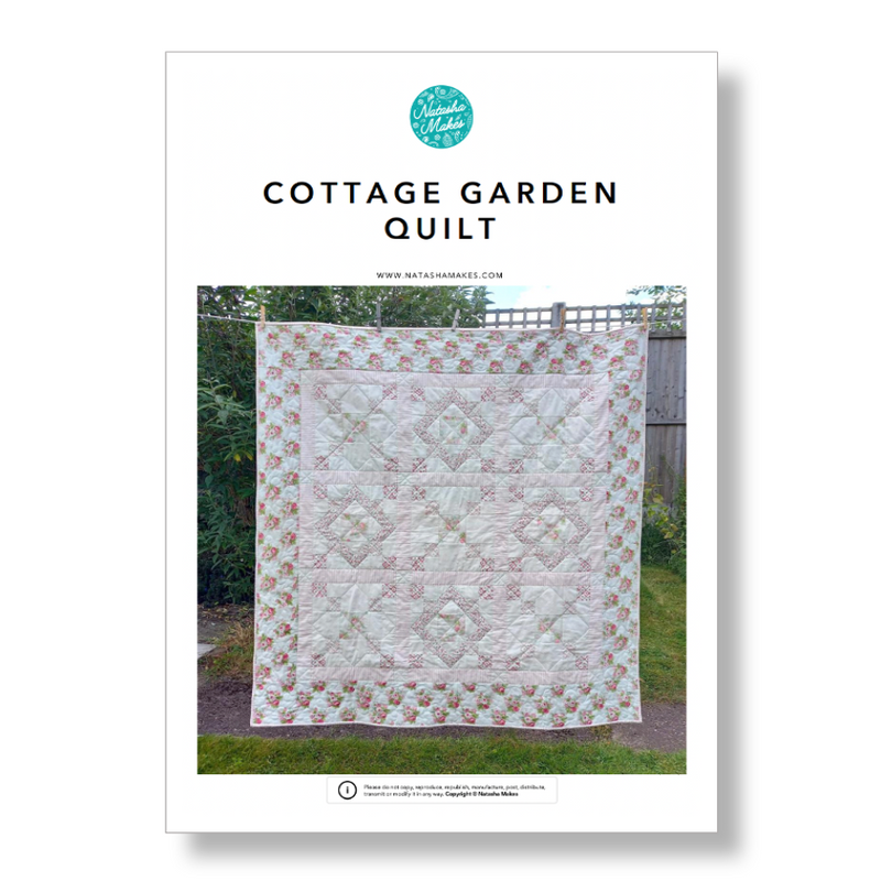 INSTRUCTIONS: 'Cottage Garden' Quilt: PRINTED VERSION