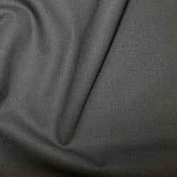 100% Cotton Plain: #74 Dark Grey: by the 1/2m